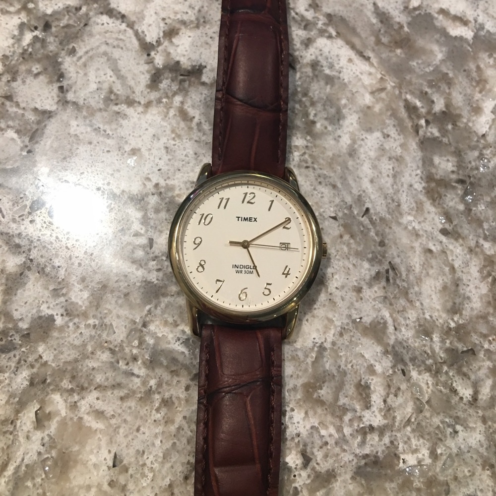 TIMEX Vintage Leather Watch